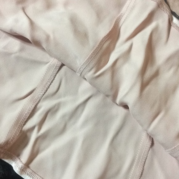 VINTAGE EXPRESS 100% Pink Silk w black ribbon detail Midi Length tulip Skirt - Picture 5 of 6